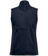 BHV-3W Stormtech Ladies Cascades Soft Shell Bodywarmer Navy/Navy colour image